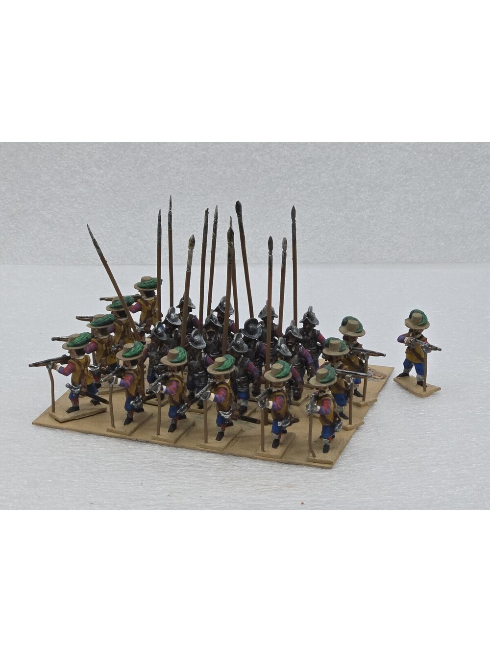 Vintage Minifigs 25mm Metal Miniatures Lot 24 Painted English Civil War ECW L/14